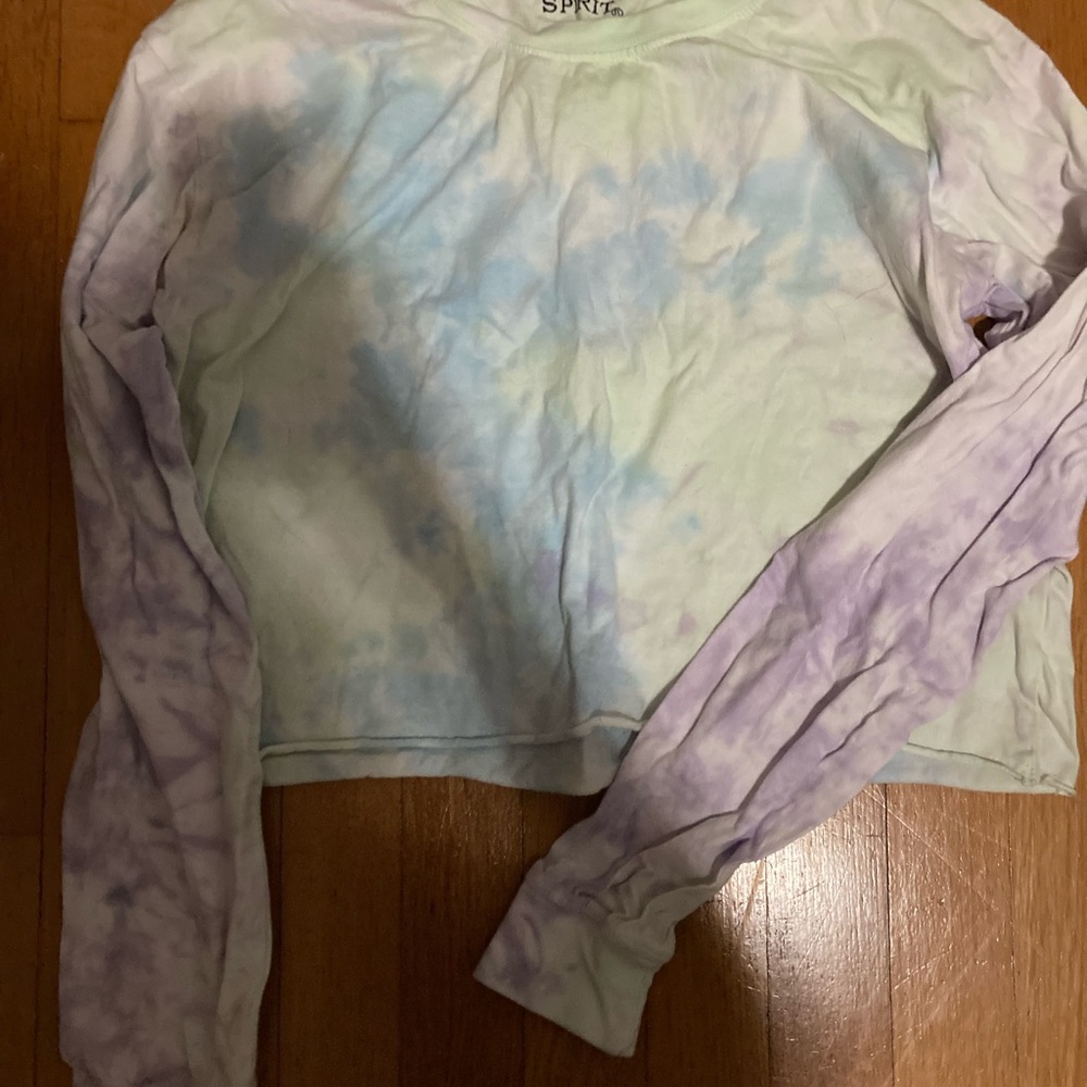 Tie die long sleeve shit